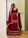 Pc 552 Chinon Silk Sequence Work Designer Lehenga Choli Wholesalers In Delhi